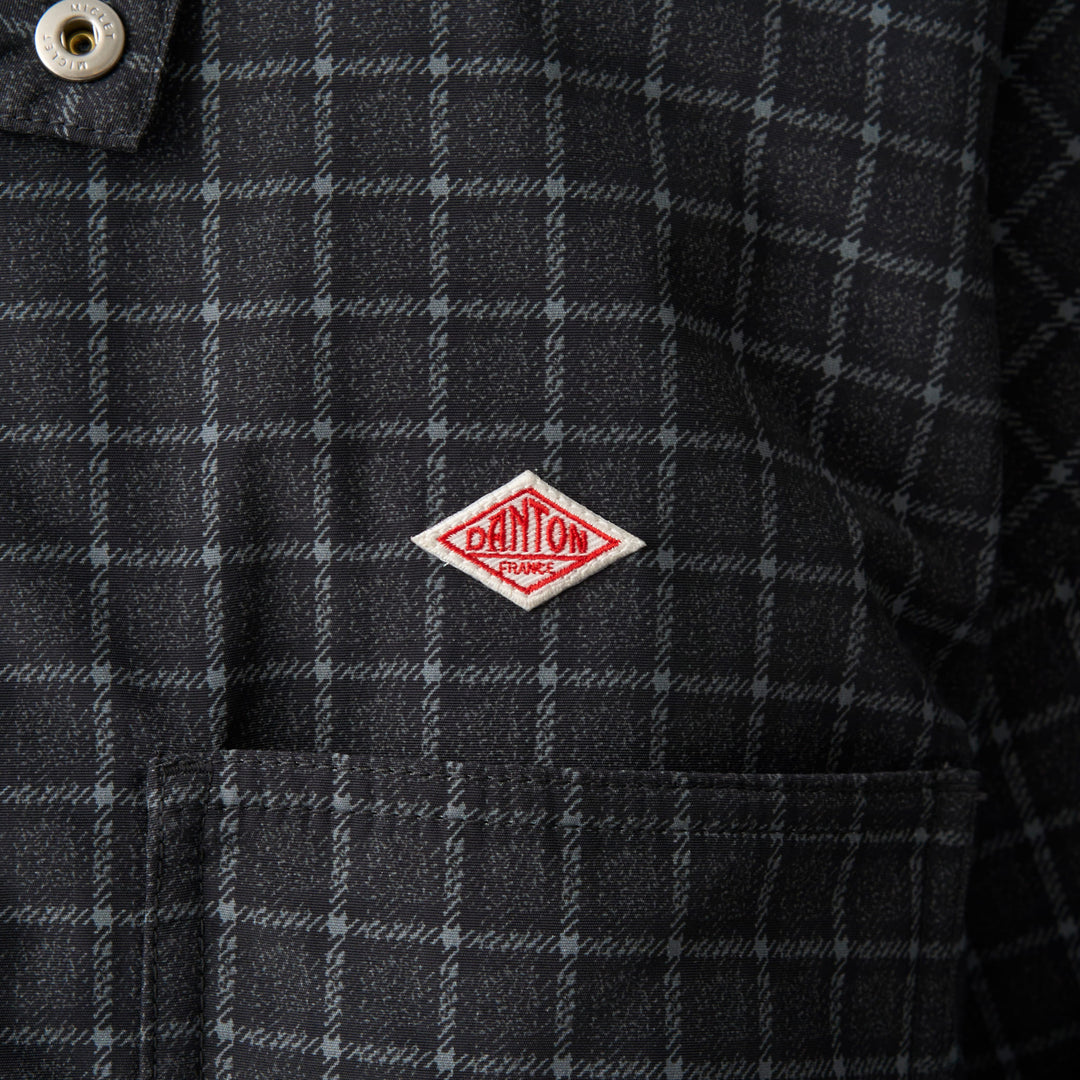 Men's Nylon Tussah Work Jacket Plaid