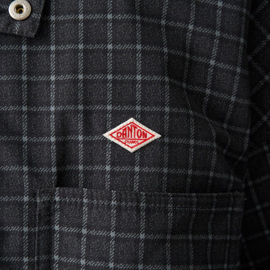 Men's Nylon Tussah Work Jacket Plaid