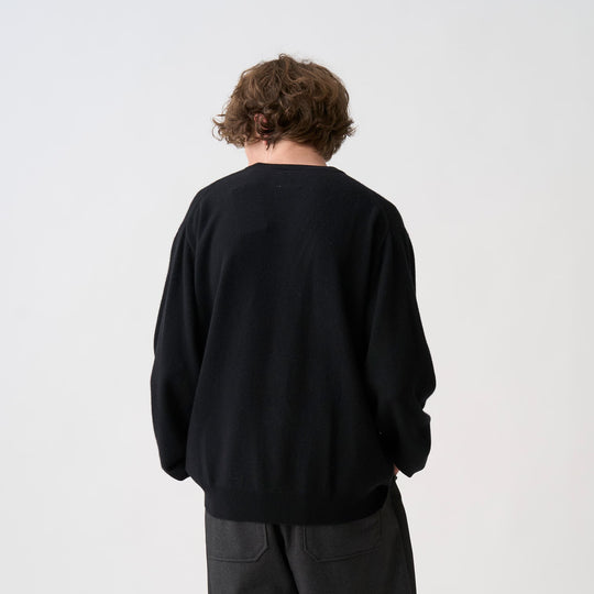 Men's Lambswool Crew Neck Knit Pullover