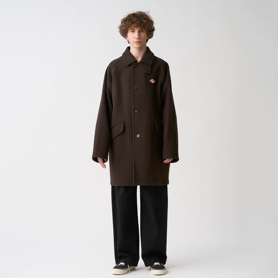 Men's Wool Melton Half Coat