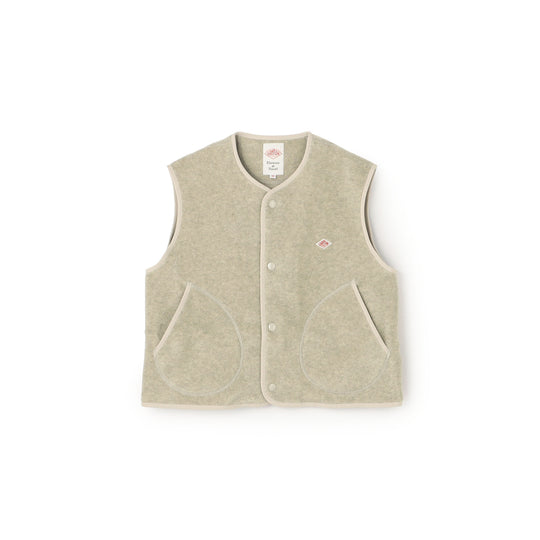 Women's Fleece Collarless Vest