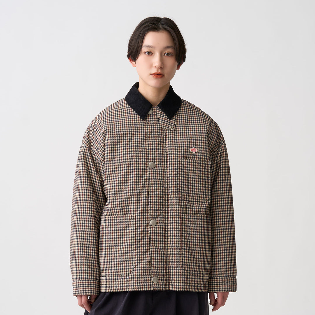 Women's Nylon Tussah Work Jacket Plaid