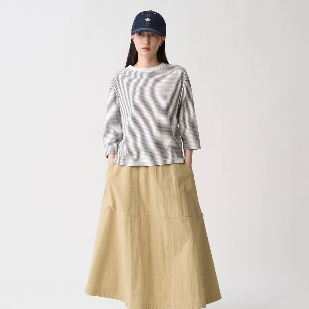 Women's 3/4 Sleeve T-Shirt Stripe