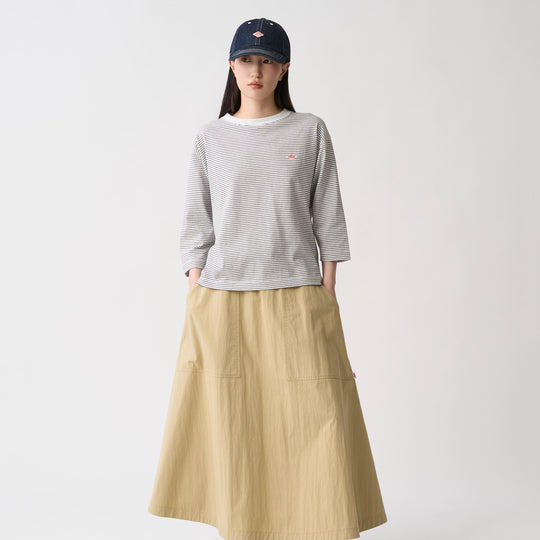 Women's 3/4 Sleeve T-Shirt Stripe