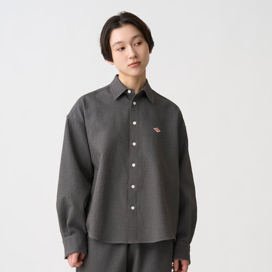 Women's Polyester Twill Shirt Jacket