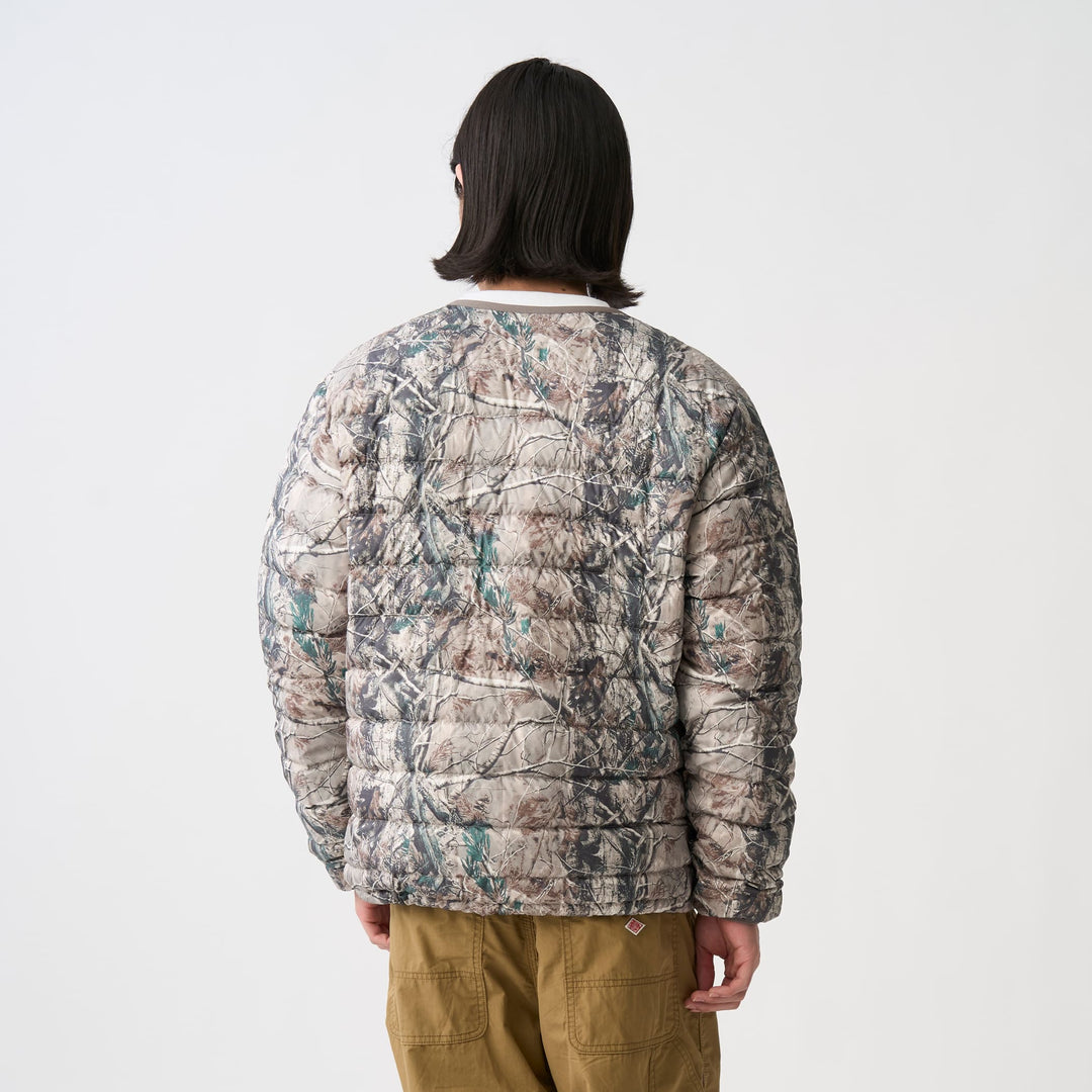 Men's Crewneck Inner Down Jacket - Tree Camo Print