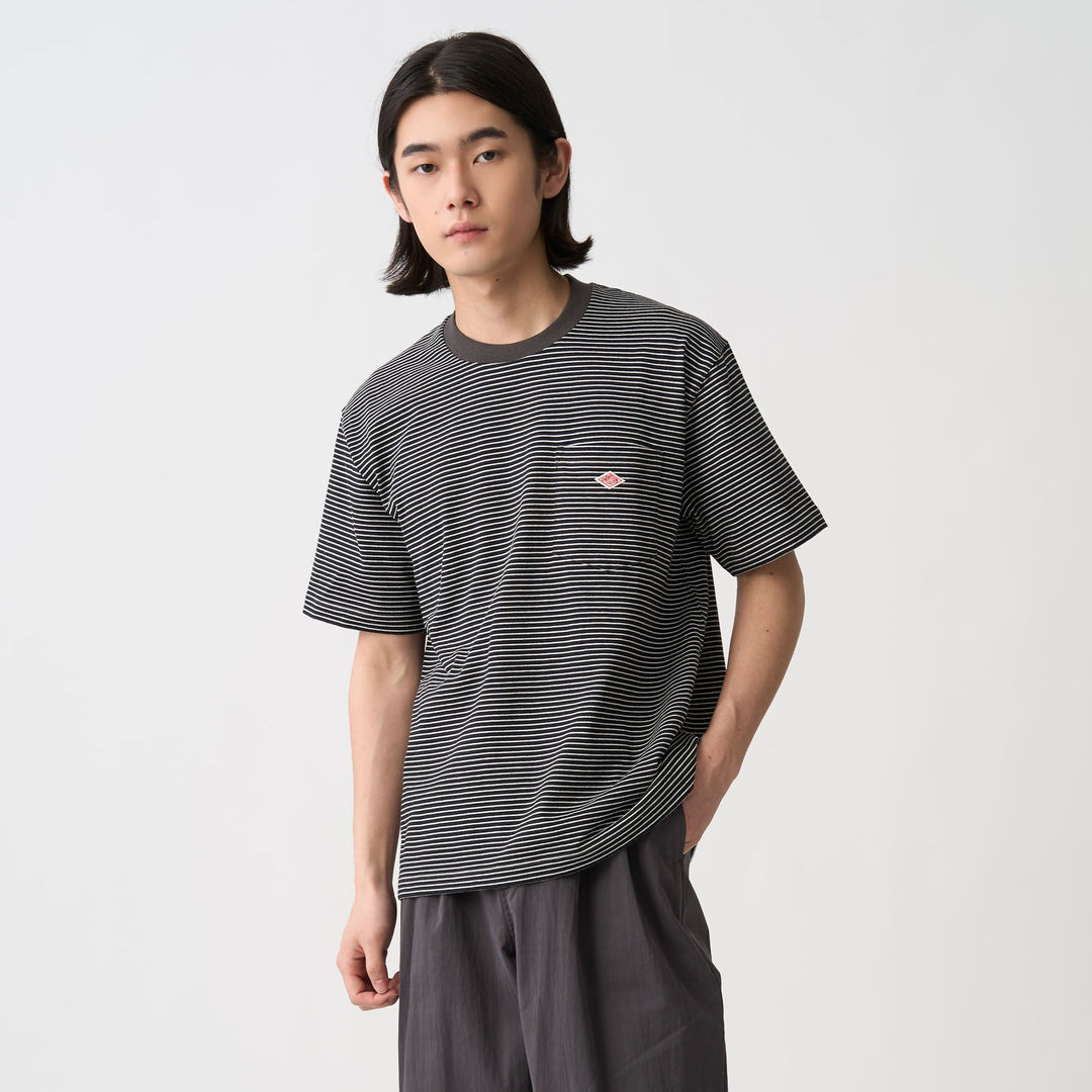 Men's Short Sleeve Pocket T-Shirt Stripe