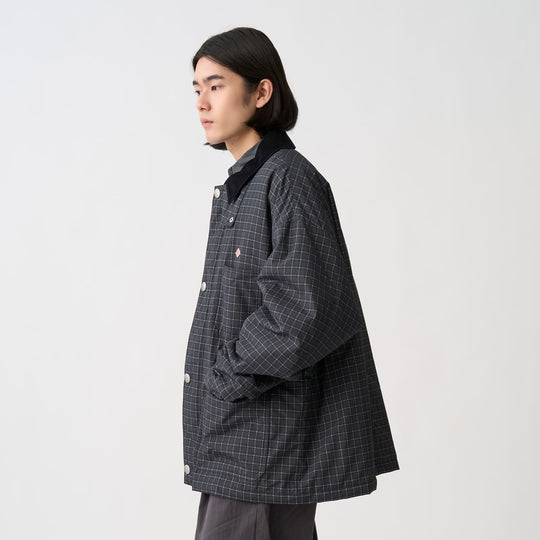 Men's Nylon Tussah Work Jacket Plaid