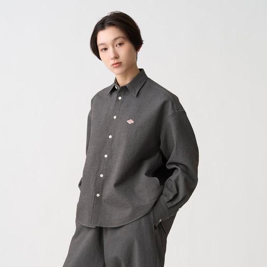 Women's Polyester Twill Shirt Jacket