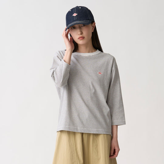 Women's 3/4 Sleeve T-Shirt Stripe