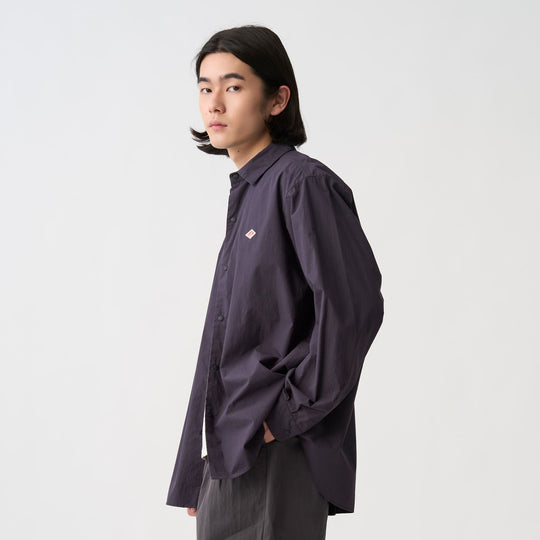 Men's Cotton Typewriter Wrinkled Shirt