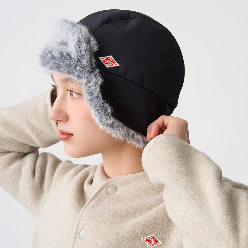 Nylon Tussah Flight Cap