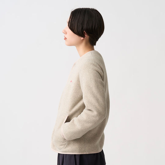 Women's Fleece Collarless Jacket