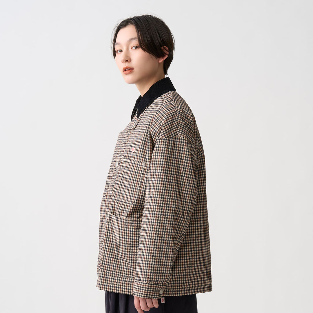 Women's Nylon Tussah Work Jacket Plaid