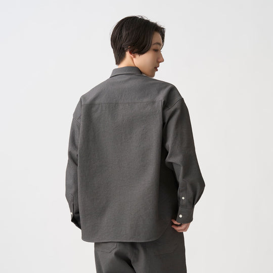 Women's Polyester Twill Shirt Jacket