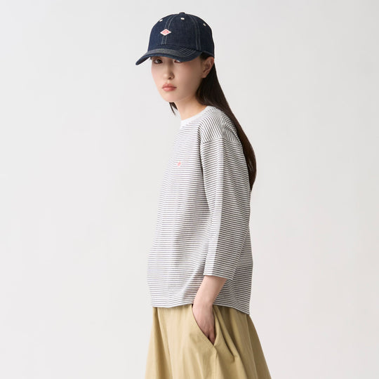 Women's 3/4 Sleeve T-Shirt Stripe
