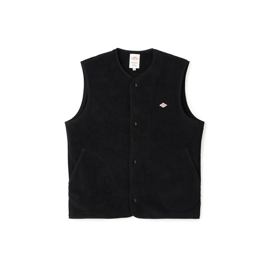 Men's Fleece Collarless Vest