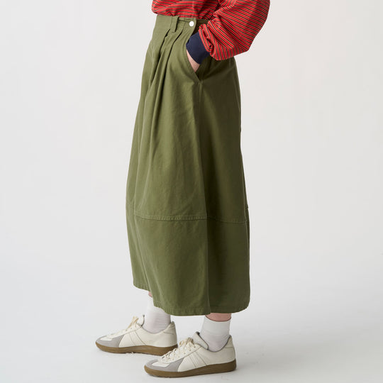 Women's Back Satin Cocoon Skirt