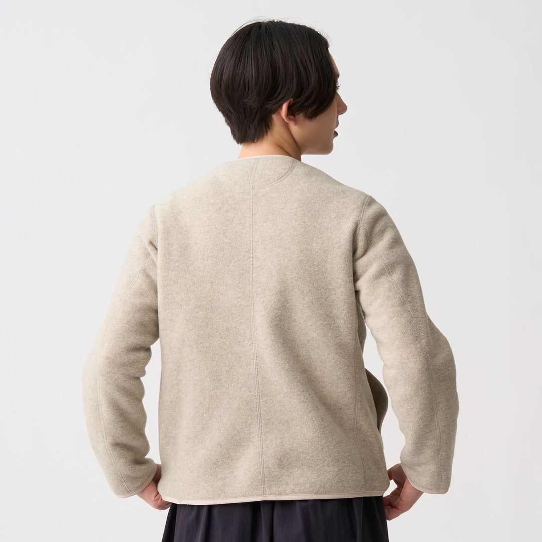 Women's Fleece Collarless Jacket