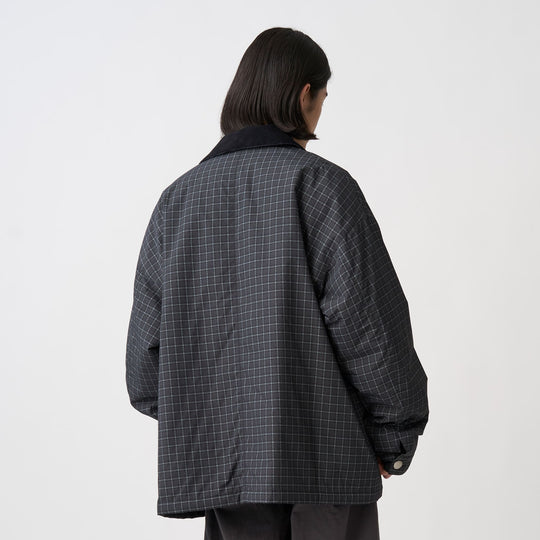 Men's Nylon Tussah Work Jacket Plaid