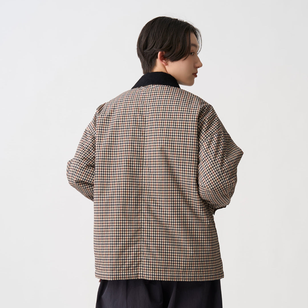 Women's Nylon Tussah Work Jacket Plaid