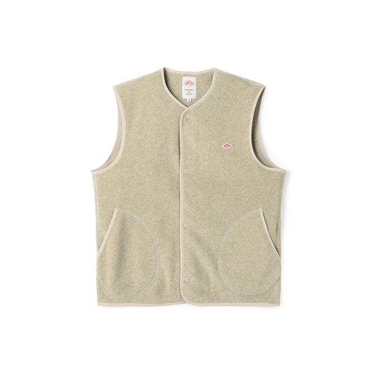 Men's Fleece Collarless Vest