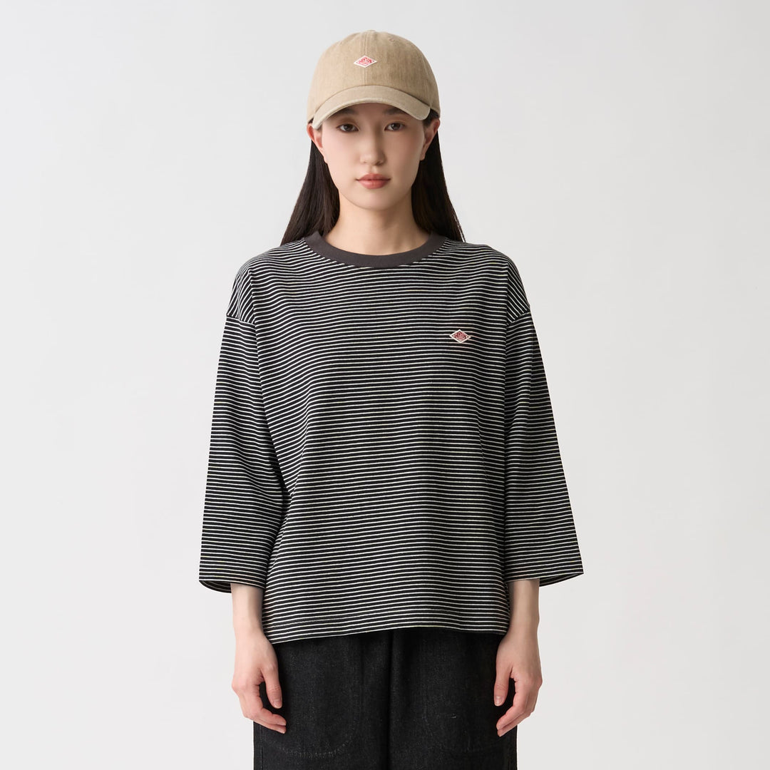 Women's 3/4 Sleeve T-Shirt Stripe