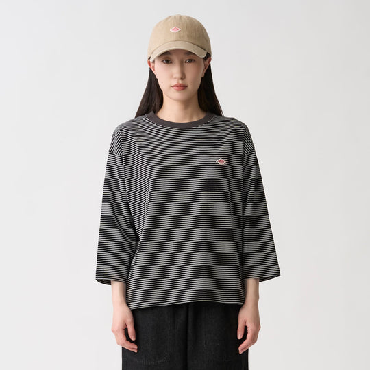 Women's 3/4 Sleeve T-Shirt Stripe