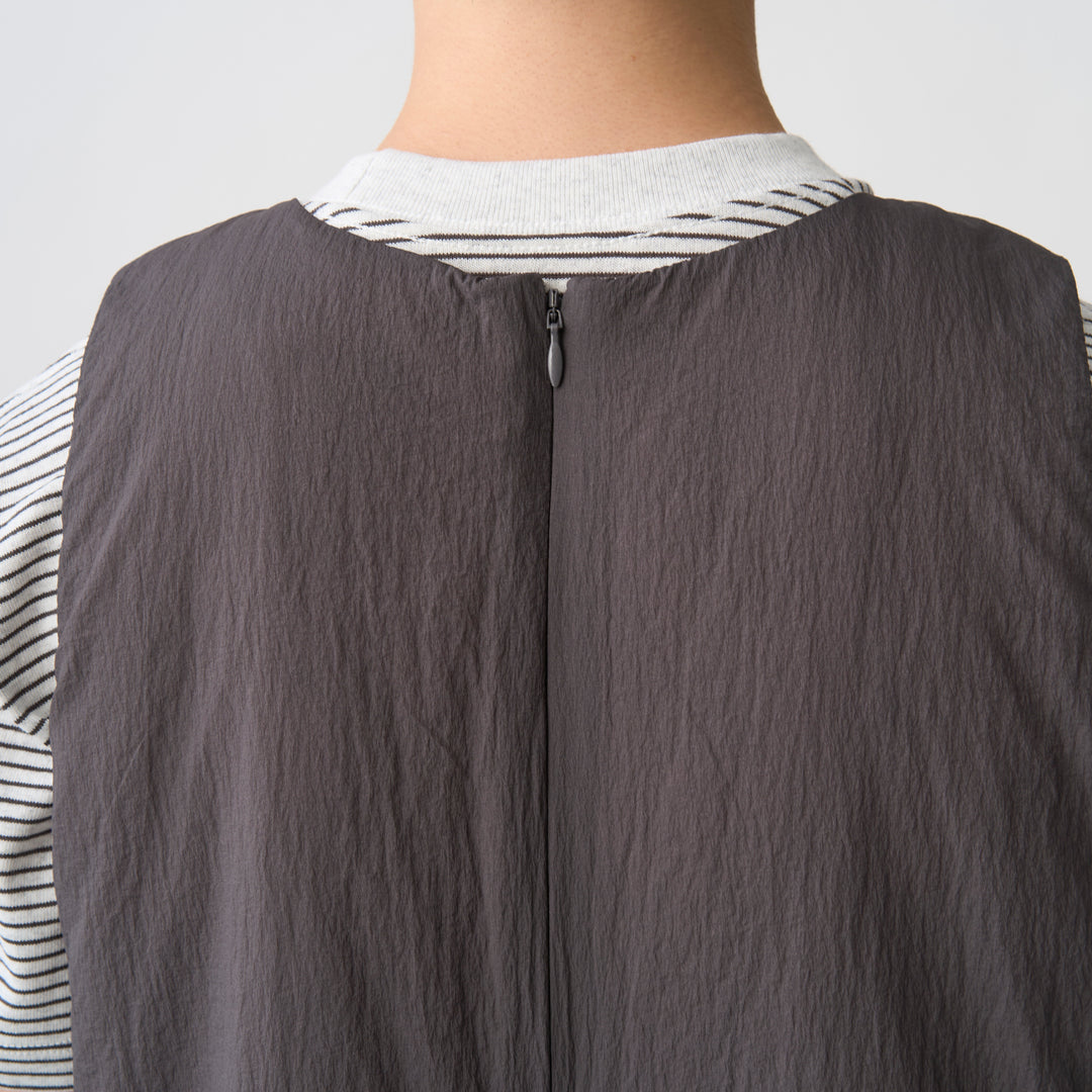 Women's Insulation Nylon Round Neck Dress