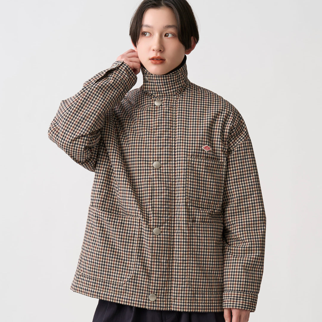 Women's Nylon Tussah Work Jacket Plaid