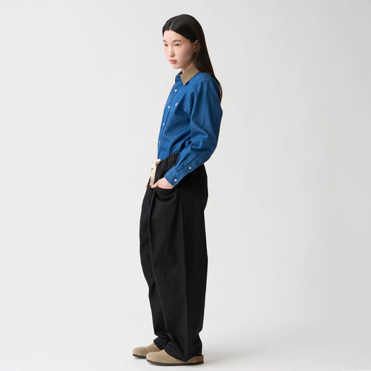 Women's Heavy Twill 2-Tuck Easy Pants
