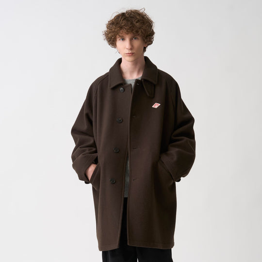 Men's Wool Melton Half Coat