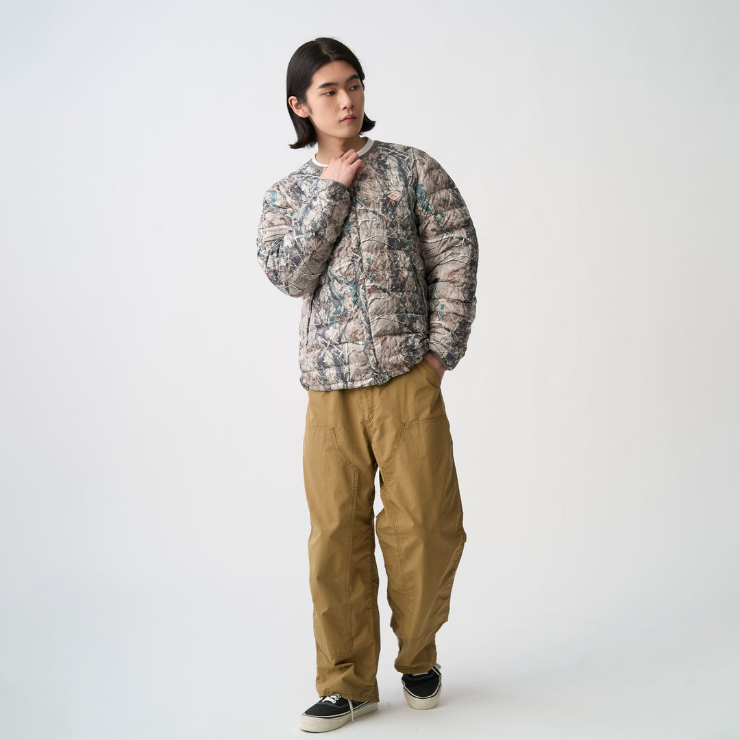 Men's Crewneck Inner Down Jacket - Tree Camo Print