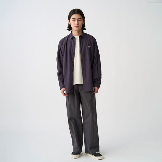 Men's Cotton Typewriter Wrinkled Shirt