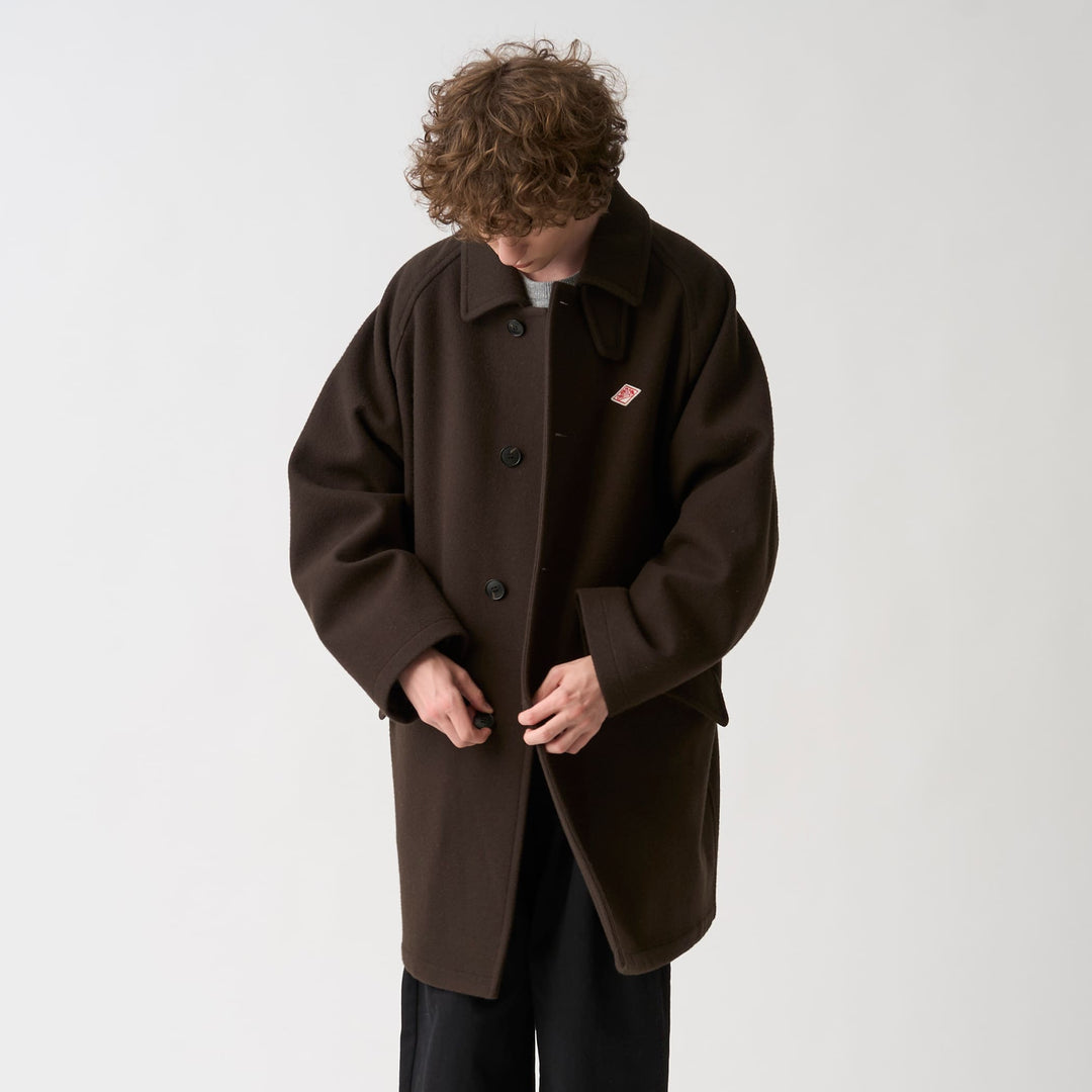 Men's Wool Melton Half Coat