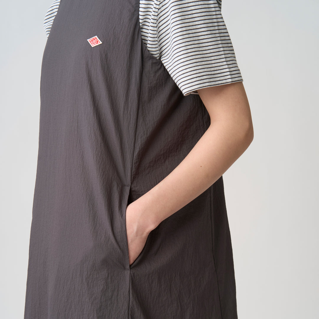 Women's Insulation Nylon Round Neck Dress