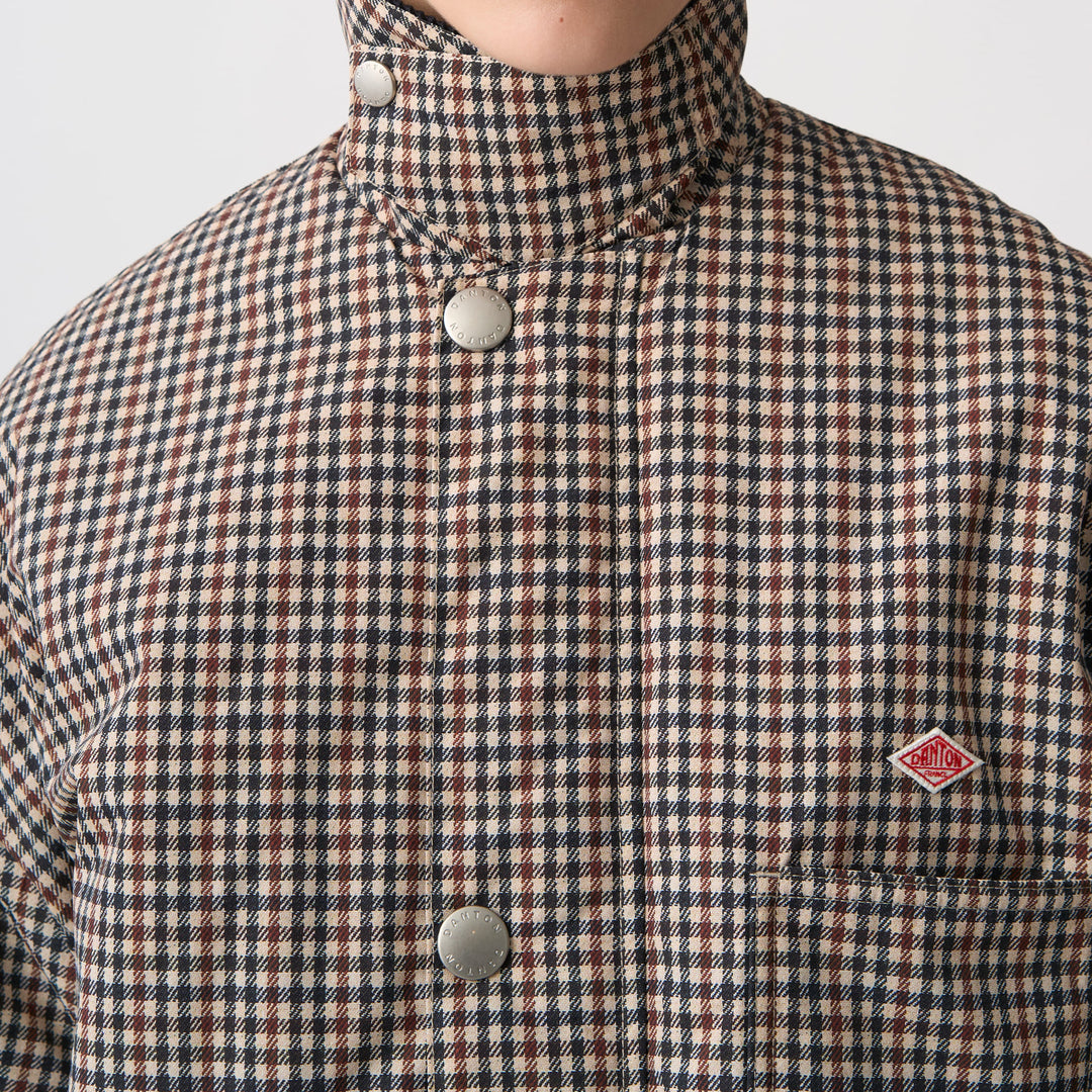 Women's Nylon Tussah Work Jacket Plaid