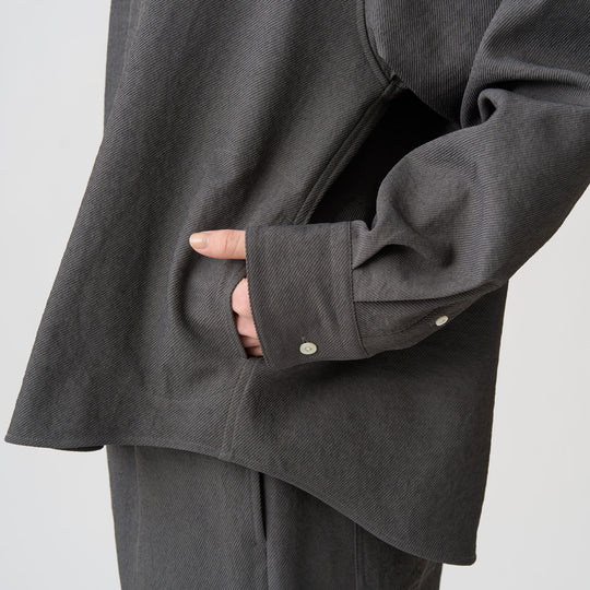Women's Polyester Twill Shirt Jacket