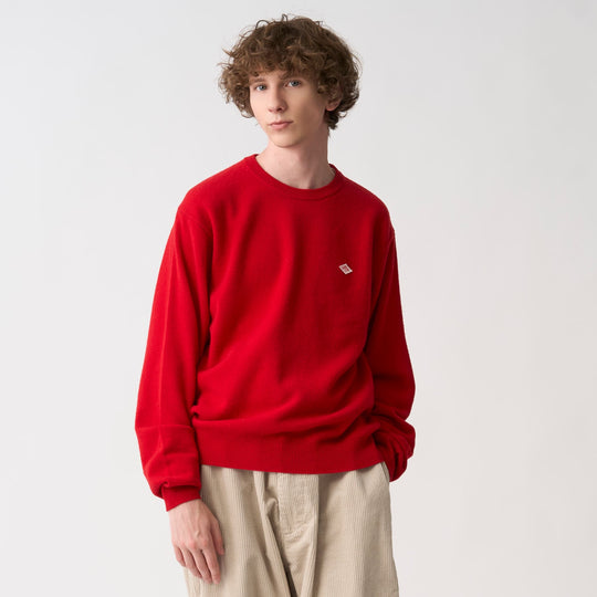 Men's Lambswool Crew Neck Knit Pullover