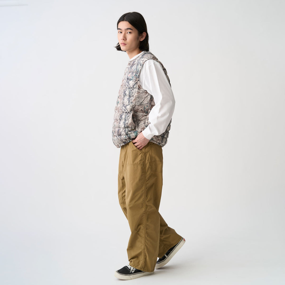Men's Crewneck Inner Down Vest - Tree Camo Print