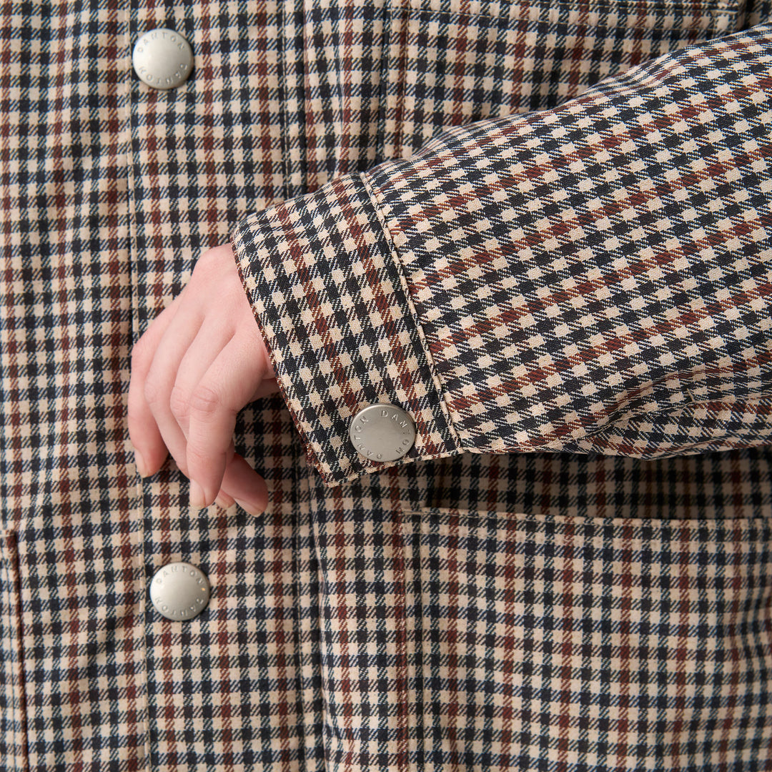 Women's Nylon Tussah Work Jacket Plaid