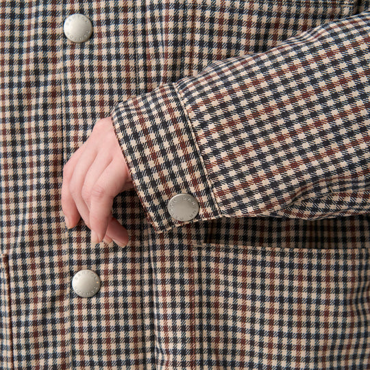 Women's Nylon Tussah Work Jacket Plaid