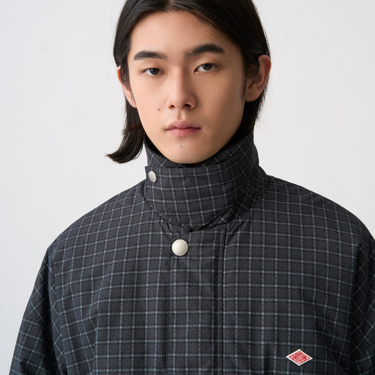 Men's Nylon Tussah Work Jacket Plaid