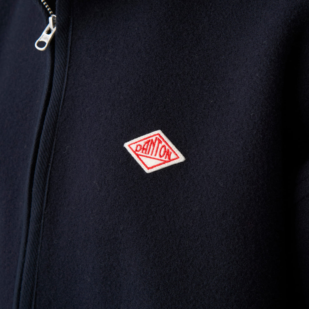 Women's Wool Melton Hooded Jacket