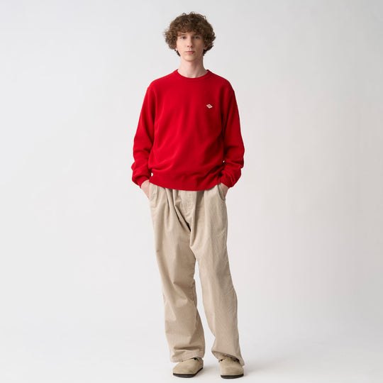 Men's Lambswool Crew Neck Knit Pullover