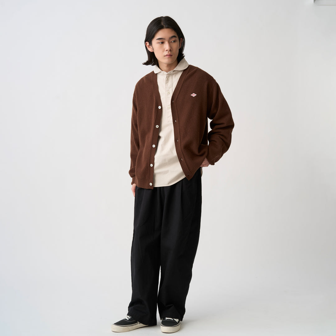 Men's Lambswool V-Neck Knit Cardigan