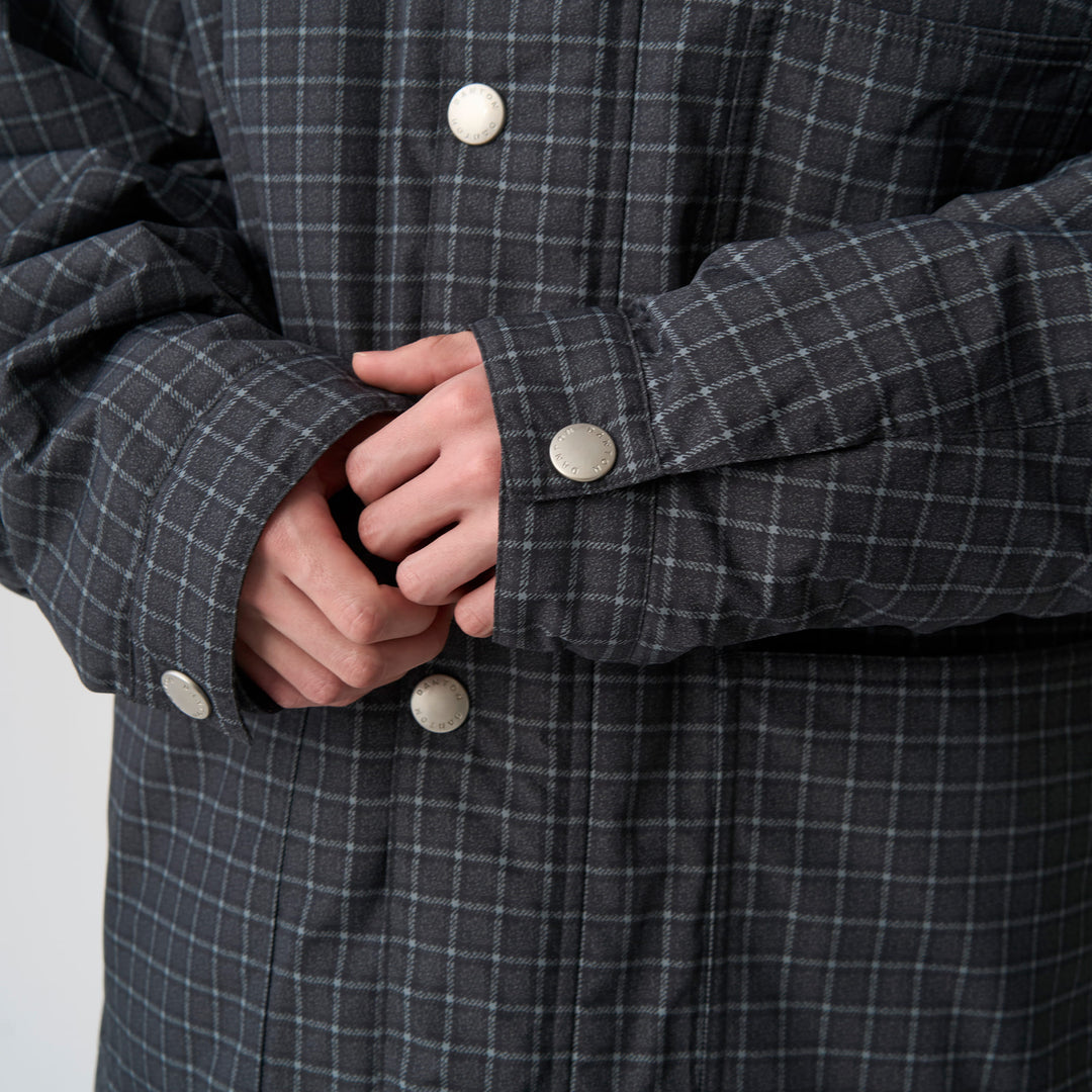 Men's Nylon Tussah Work Jacket Plaid
