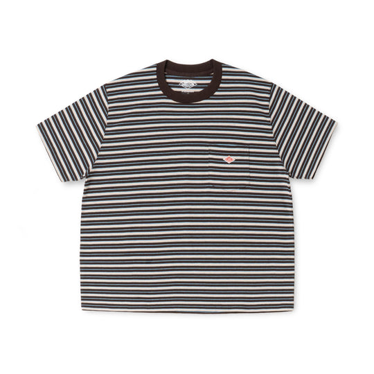 Men's Short Sleeve Pocket T-Shirt Stripe