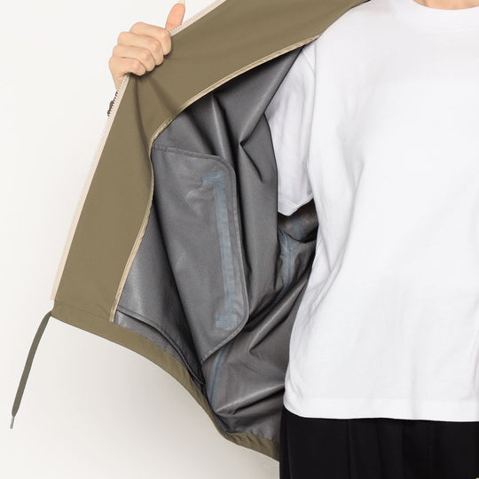 Women's 3-Layer Cloth Hooded Jacket