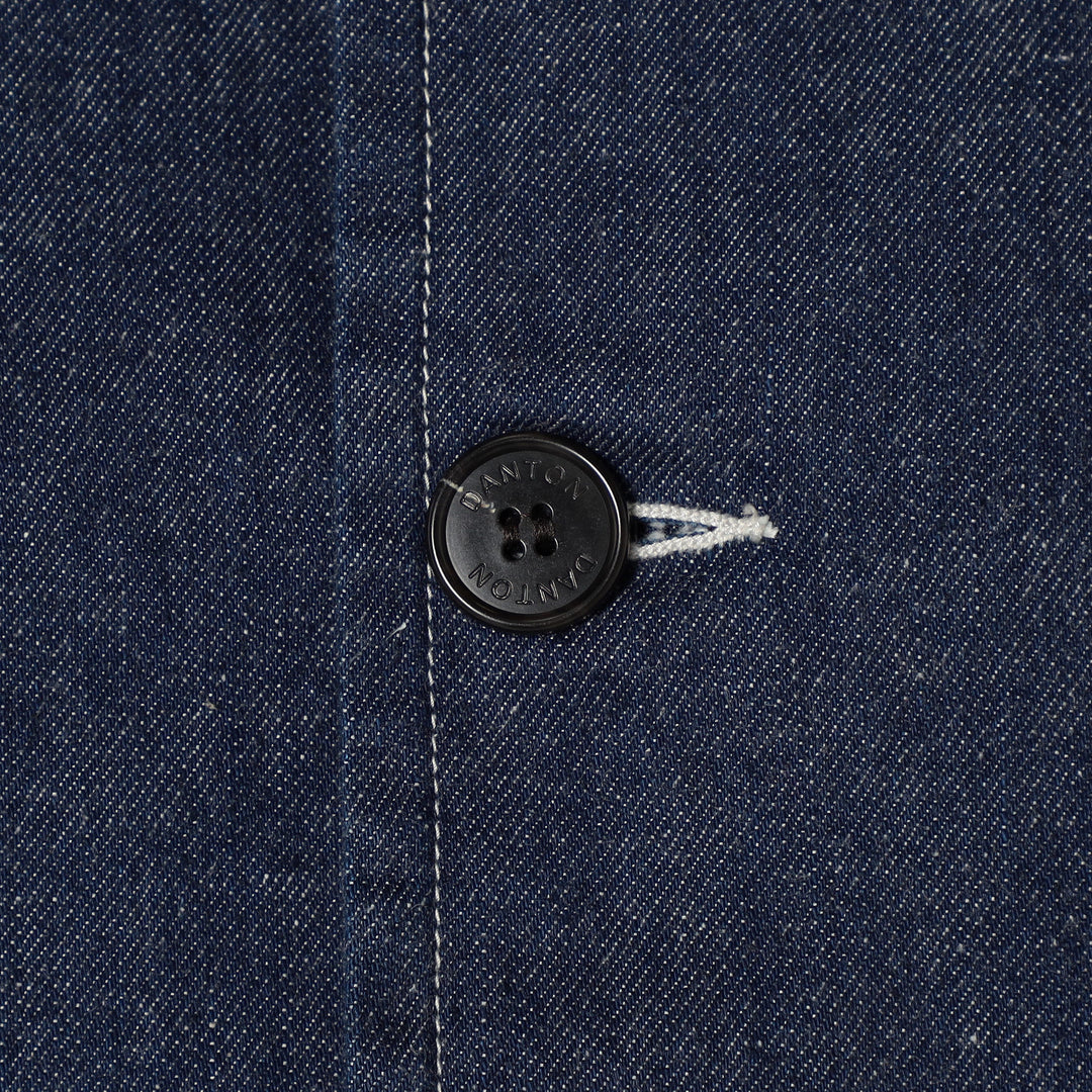 Women's Denim Collarless Short Jacket